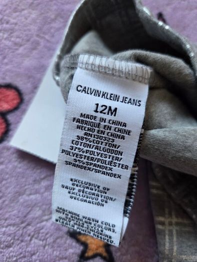 12m, With Tags Calvin Klein Baby Girl Leggings