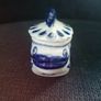 Gzhel Handmade Fish Candy Dish or Trinket Box Image 3