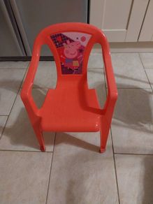 Peppa pig chair as new was 9euro