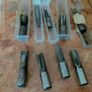 Woodworking tools Mortise chisels & bits & V Groove router bit all quality Image 6
