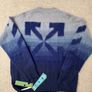 Off white wool jumper in blue brand new Image 2