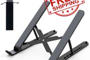 NEW SALE | Laptop Stand for Desk, Adjustable Laptop Riser ABS+Silicone Foldable Portable Laptop Holder, Ventilated Cooling Notebook Stand