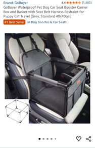 New in packaging Dog carseat