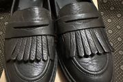women Clarks leather shoes