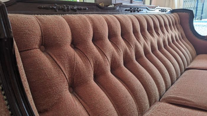 Period-styled settee or couch
