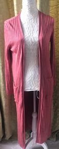M&S longline cardigan in cinnamon blush size Small - New with tags