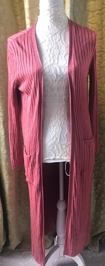 M&S longline cardigan in cinnamon blush size Small - New with tags