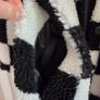 Checkered knee length Teddy bear coat size 14 Image 5