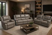 New Larson 3+2 or 3+1+1 Leather Recliner Sofa Set