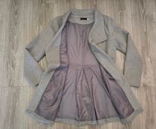 Light grey coat, size L