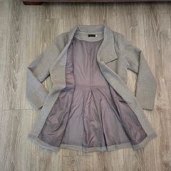 Light grey coat, size L
