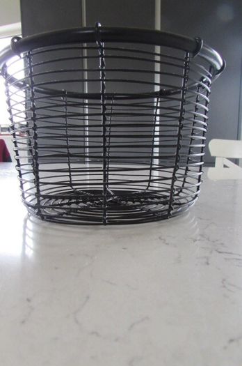Black Metal Basket for Sale