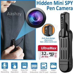 Mini Spy Hidden Pocket Clip Pen Camera 1080P HD Portable Pen Video Recorder DVR