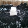 Vila black lace top size large Image 3