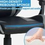 Gaming Chair Ergonomic Computer Chair Office Chair Desk Swivel Chair Adjustable Reclining Footrest Cushion Grey New! Image 6