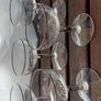 5 x 50s,60s white velvet glasses,vintage collectors item,,sold as seen .hard to come by. Image 9
