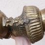 Antique Nepali Brass Oil Lamp - Sukunda H-9" Image 9