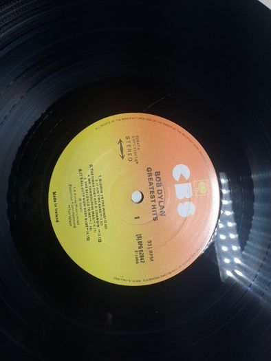 Vinyl,Bob Dyland greatest hits.Irish pressing