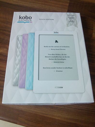 Kobo ereader touch screen.wifi