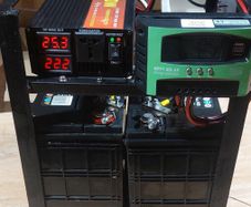 4000w inverter/24v Battery pack+ Solar charge controller