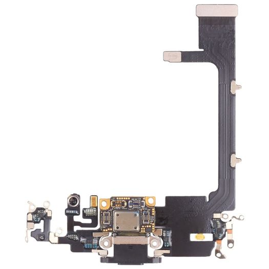 For Apple iPhone 11 Pro Charging Port Flex Cable Replacement - Black