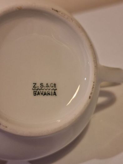 SALE!  Small Vintage BAVARIA Milk / Cream Jug with Floral Decoration