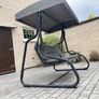 Garden Patio Swing Seat Chair 3 Seater Image 2