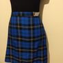 Blue Check Skirt, New With Tags Image 4