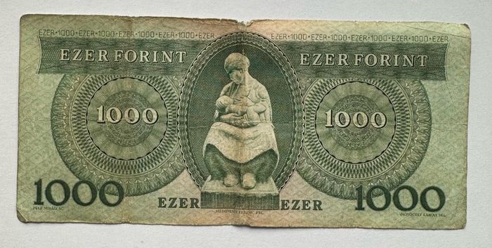 Hungary 1000 Forint 1983 Banknote