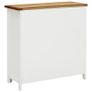 Wine Cabinet 80x32x80 cm Solid Oak Wood Image 6