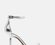 Zara Metallic Heels
