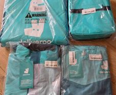 Deliveroo bags and uniform