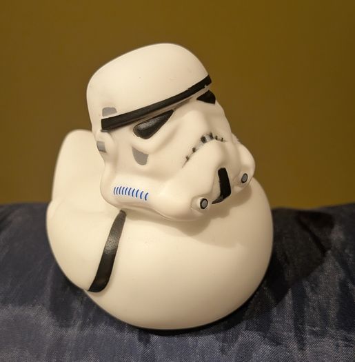 Mini Star Wars stormtrooper rubber duck