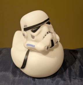 Mini Star Wars stormtrooper rubber duck
