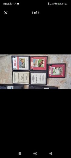 Atari 2600 junior 1982 ,, 2 consoles 6 games  joys