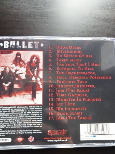 Bullet - The Entrance to Hell CD