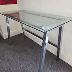 computer glass desktop