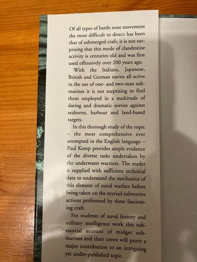 War book:'Underwater Warriors'