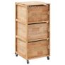 Bathroom Cabinet 41x41x91 cm Solid Walnut Wood Image 5