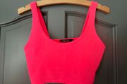 BOOHOO ladies pink vest crop size 8/10