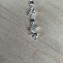 Sterling Silver Cubic Zirconia Line Link Bracelet Boxed 17cm Image 3