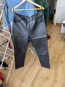 Genuine leather trousers (XL)