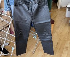 Genuine leather trousers (XL)