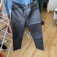 Genuine leather trousers (XL)