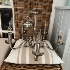 Silver chandelier