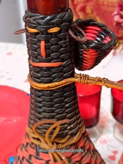 French Scoubidou Wine Decanters