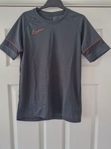Grey and Orange Nike T-Shirt