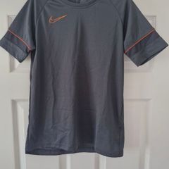 Grey and Orange Nike T-Shirt