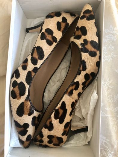 Gerard Deral leopard print kitten heels