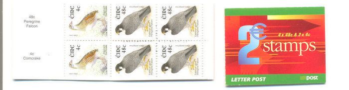 2003 Ireland E2 Definitive Stamp Booklet (4 X 48c & 2 X 4c) Mint Never Hinged (MNH). Hibernian HB113.